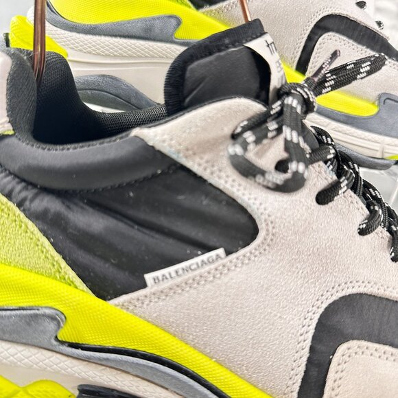 Balenciaga Chunky Sneaker Men V2 Gomma Tess Triple S Nylon Athletic Shoes 10 - Picture 11 of 16